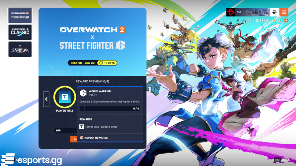 Overwatch 2 Street Fighter 6 event release date