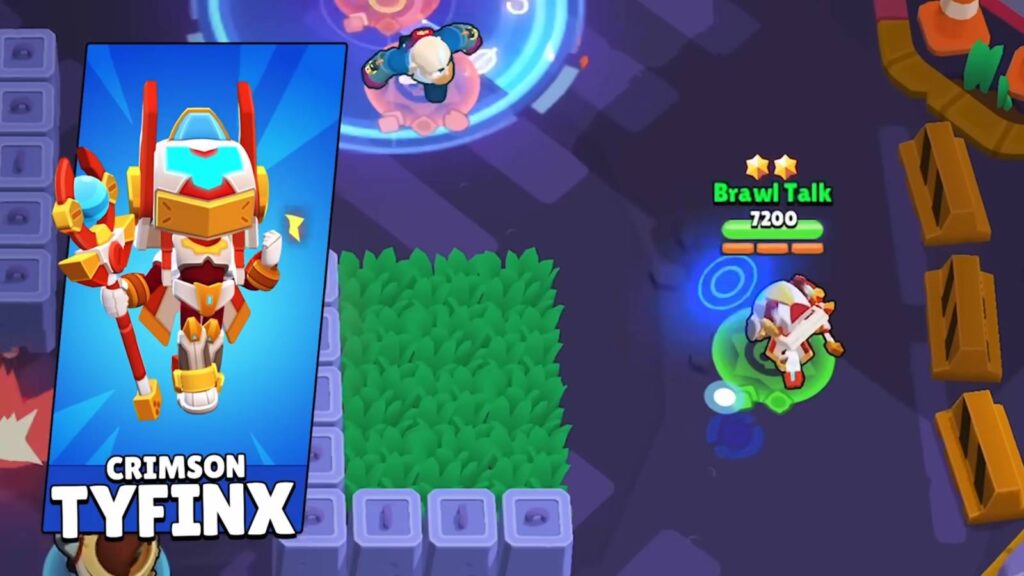 It’s a Brawl Stars skin for the season Crush the Kaiju: Crimson Tyfinx