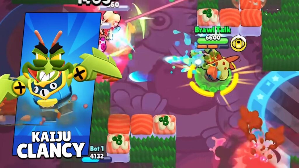 It’s a Brawl Stars skin for the season Crush the Kaiju: Kaiju Clancy