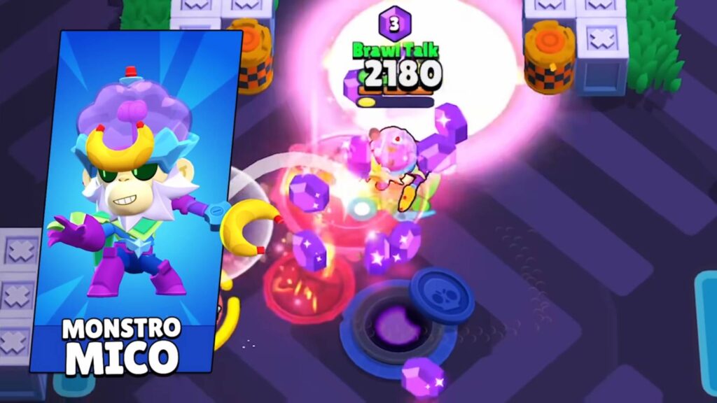 It’s a Brawl Stars skin for the season Crush the Kaiju: Monstro Mico