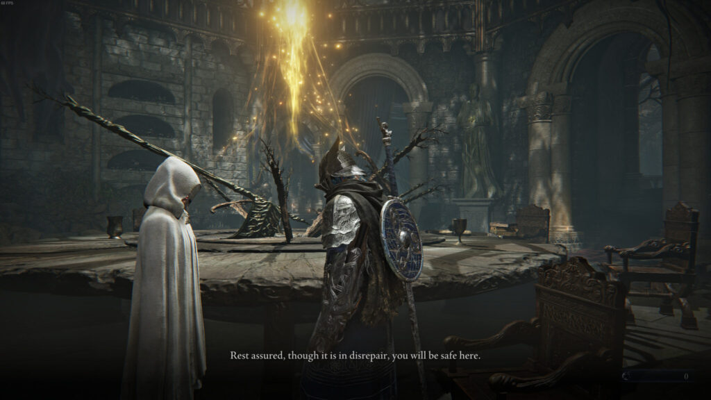 Speaking at the Roundtable Hold in Elden Ring Nightreign