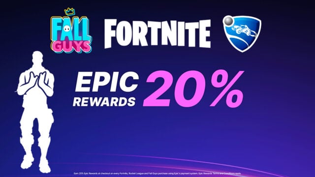 Epic Games now gives you 20% back on purchases in Fortnite, Rocket League, & Fall Guys