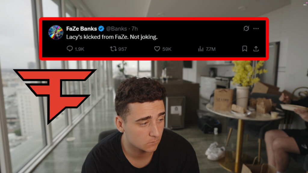 Banks confirms Lacy is no longer part of FaZe Clan
