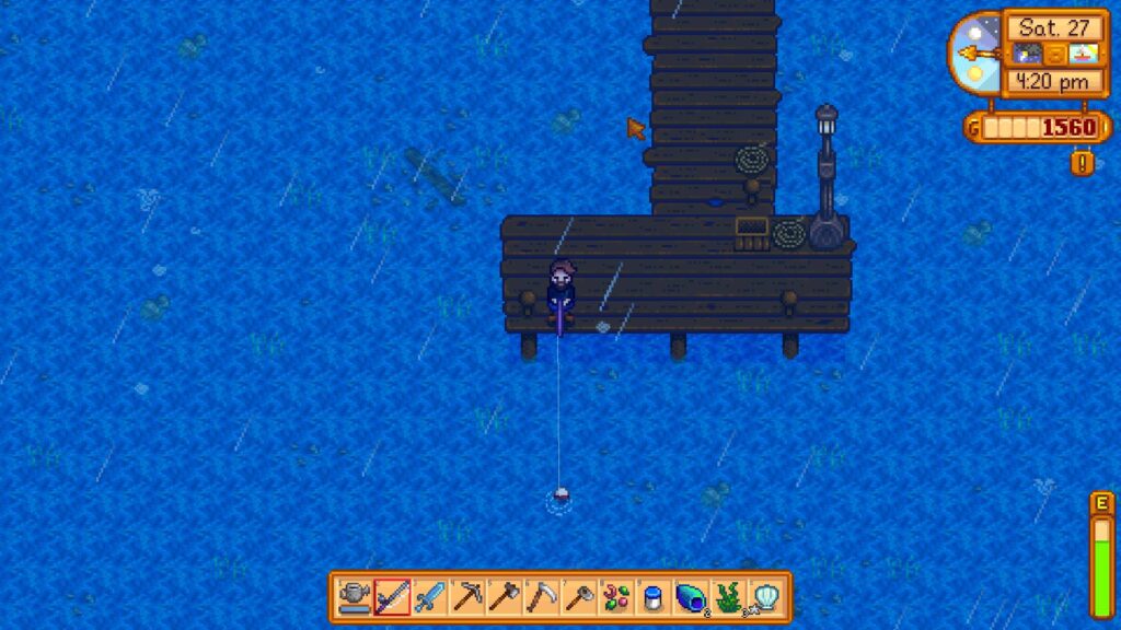 Fishing in Stardew Valley