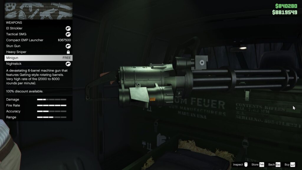 GTA Online Gun Van Stock This Week May 22 - May 29, 2025