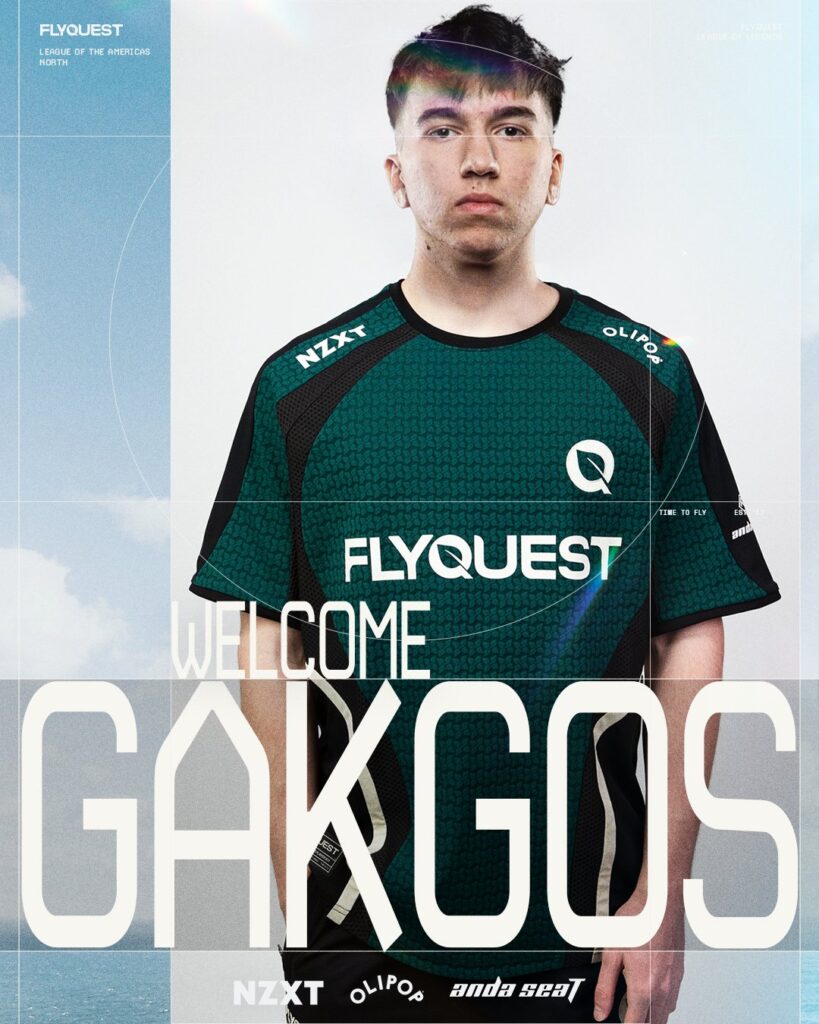 Gakgos is officially a part of the FLY fam. (Image via FlyQuest)