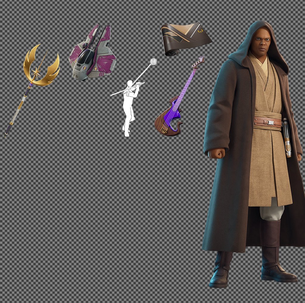Mace Windu Fortnite bundle