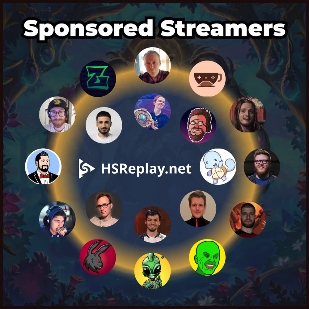 HSReplay sponsore creators