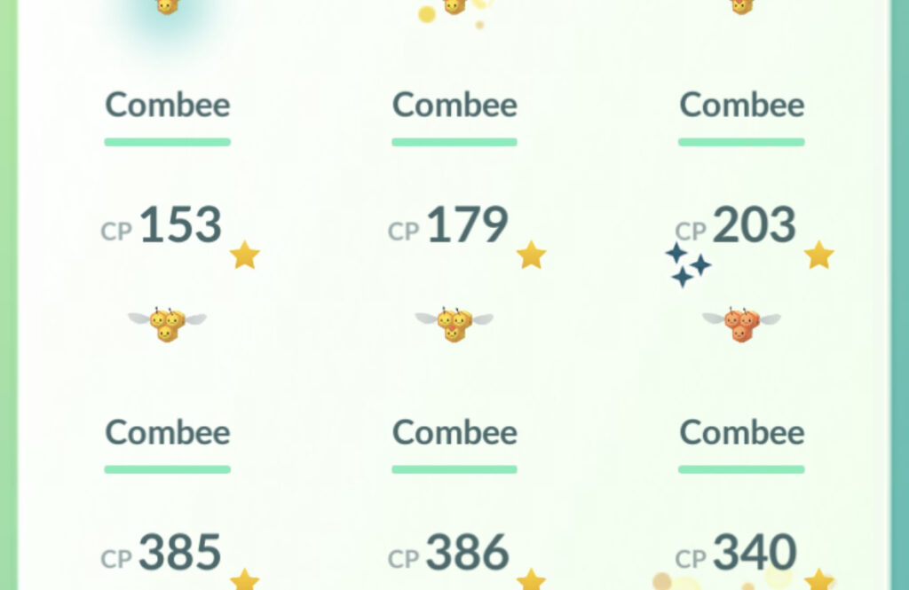 Male Female Combee Pokémon GO