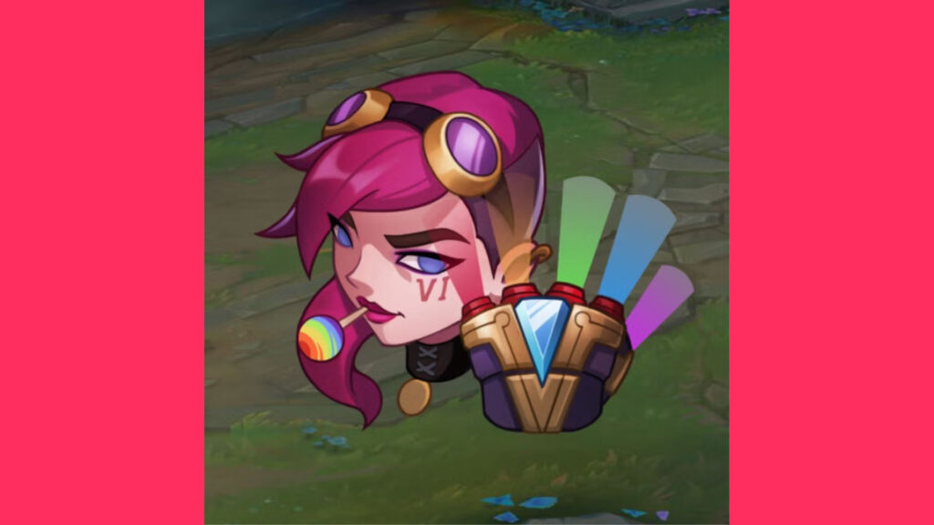 League of Legends Pride 2025 emote for Vi