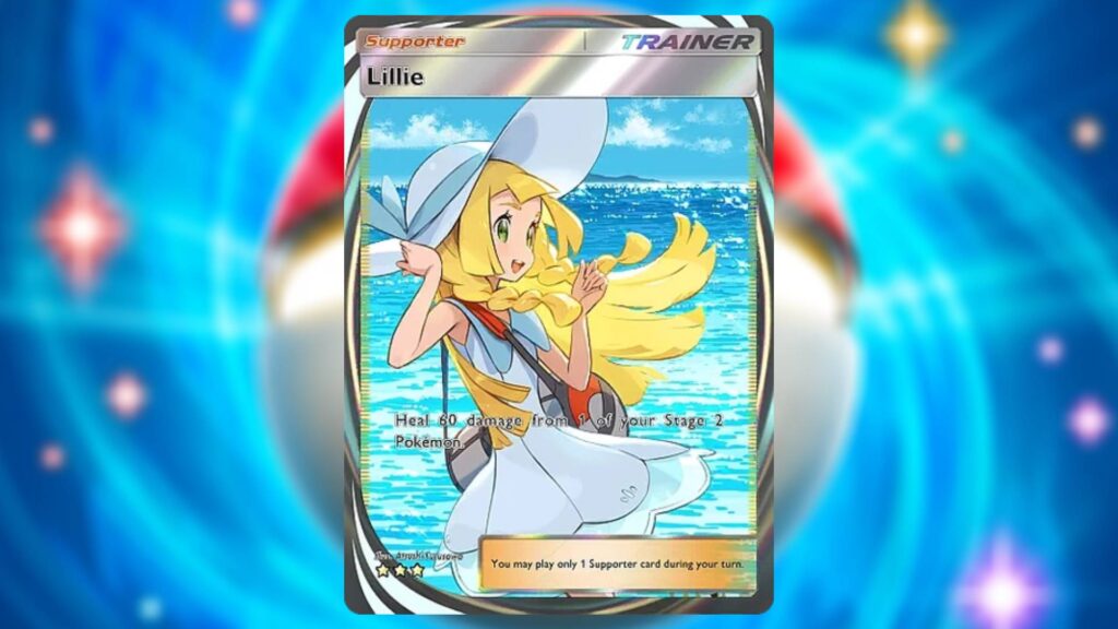 Lillie Immersive Rare card in Pokémon TCG Pocket