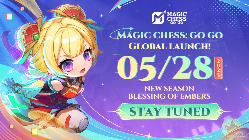 Magic Chess: Go Go worldwide launch graphic (Image via MOONTON Games)