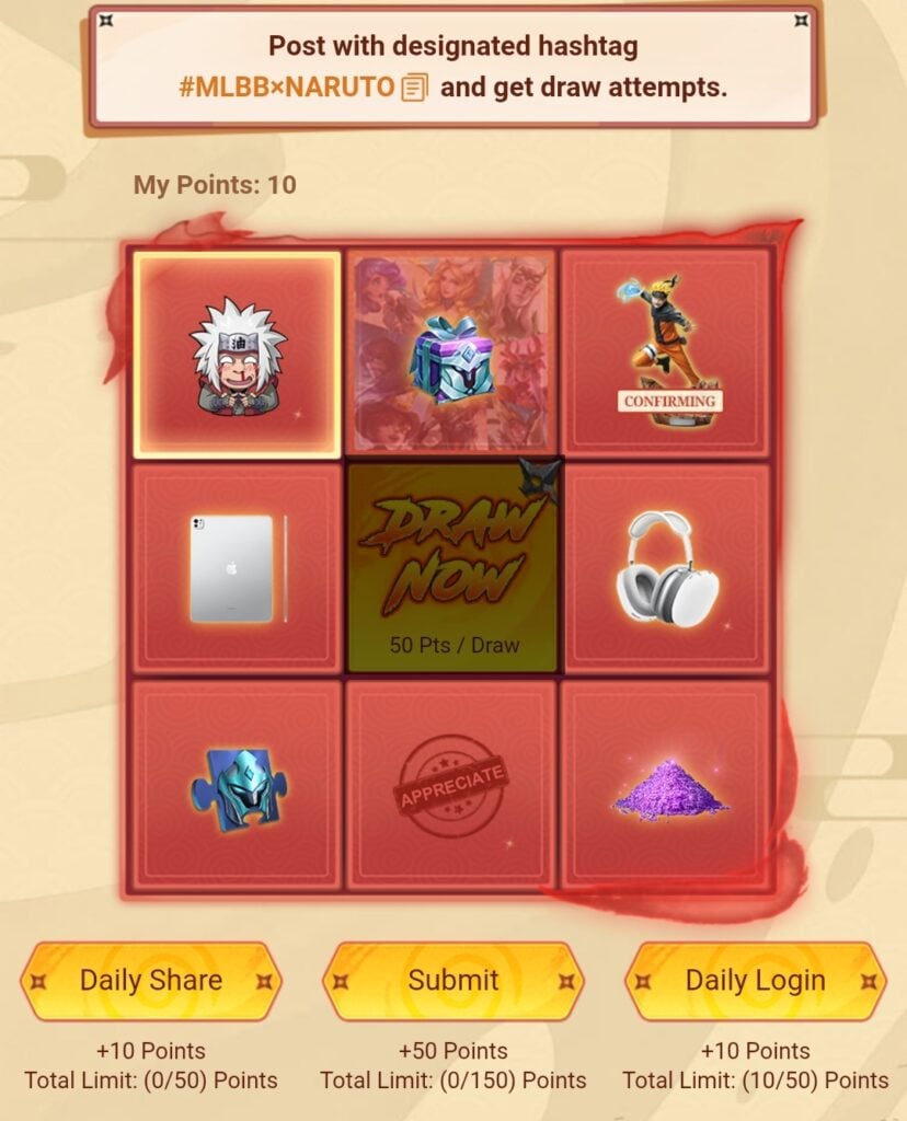 MLBB Jiraya Emote Free