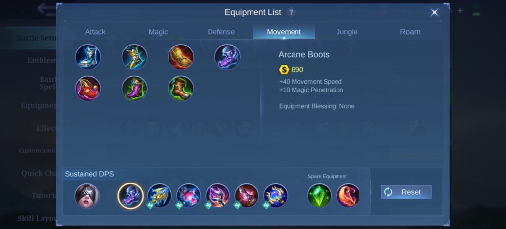 MLBB Pharsa Item Build
