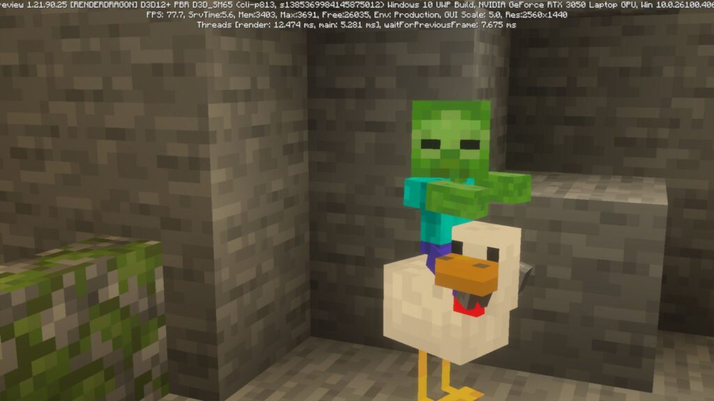 Minecraft Chicken Jockey