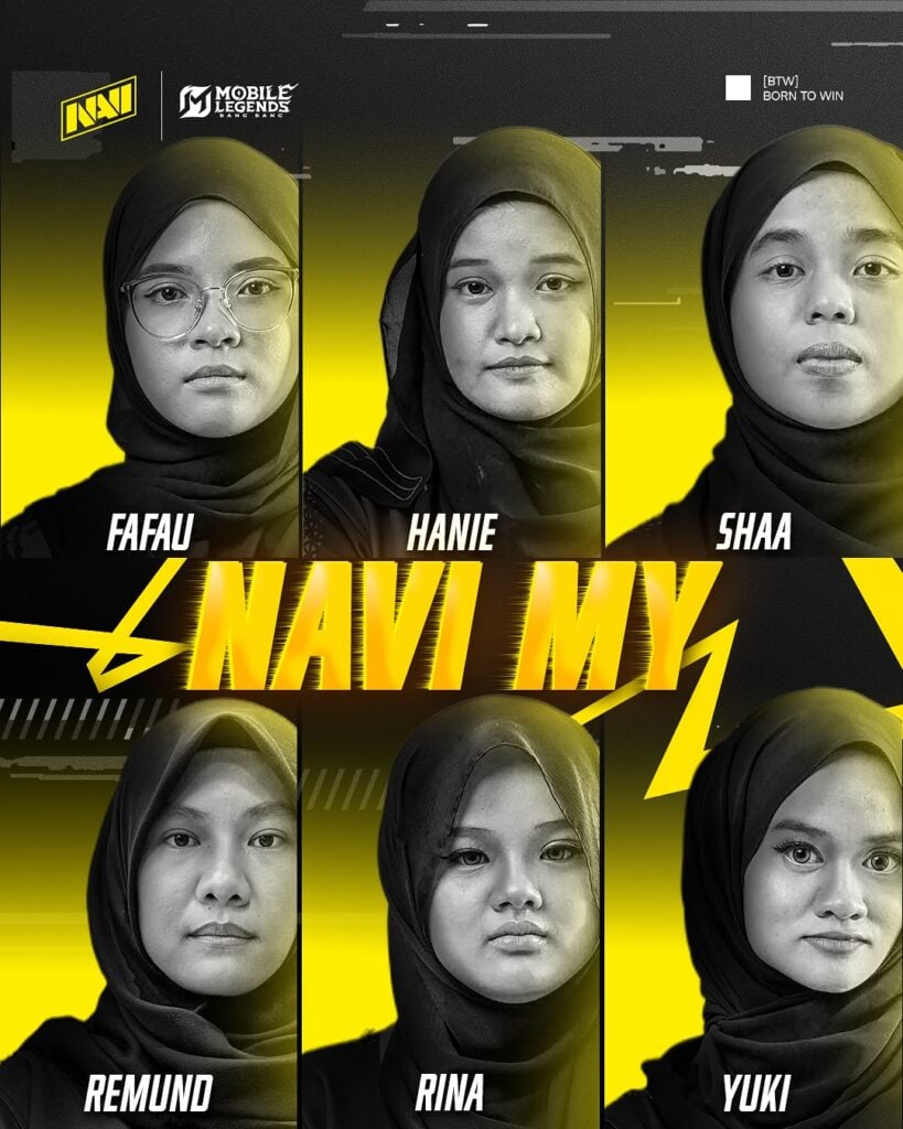 NAVI MY (Image via Natus Vincere MLBB)