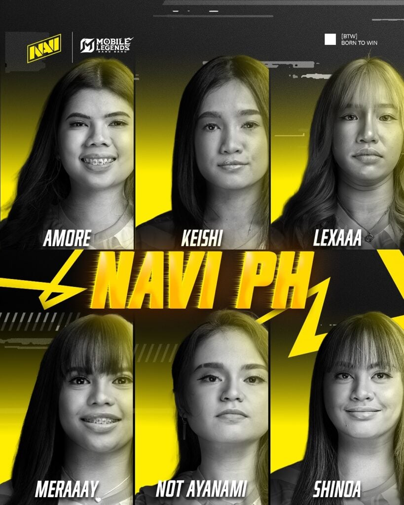 NAVI PH (Image via Natus Vincere MLBB)