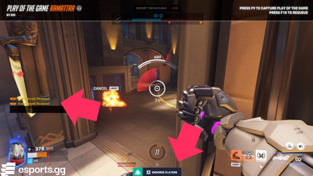 Overwatch 2 endorsements Stadium