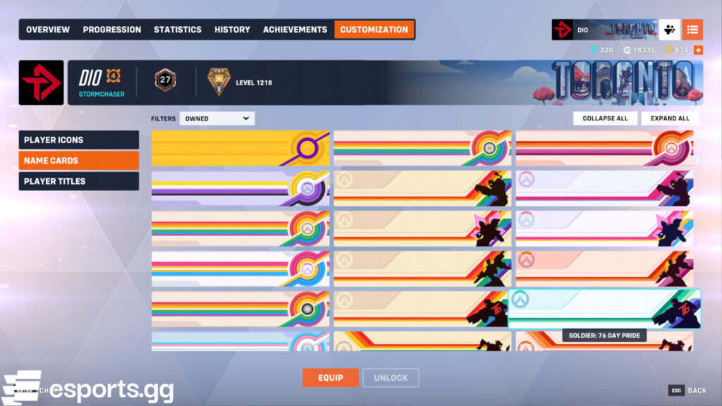 Overwatch 2 Pride banners