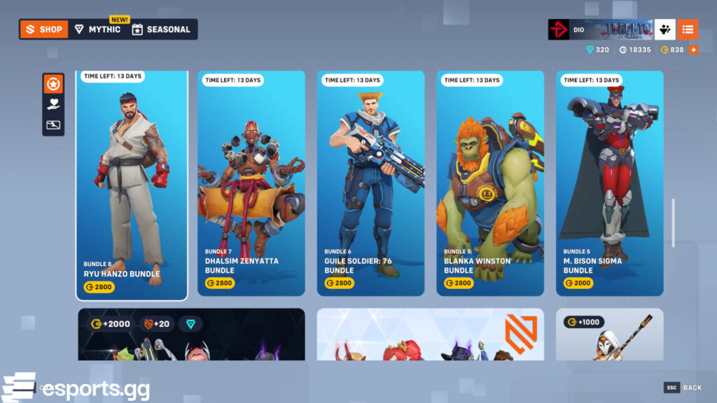 Overwatch 2 shop today