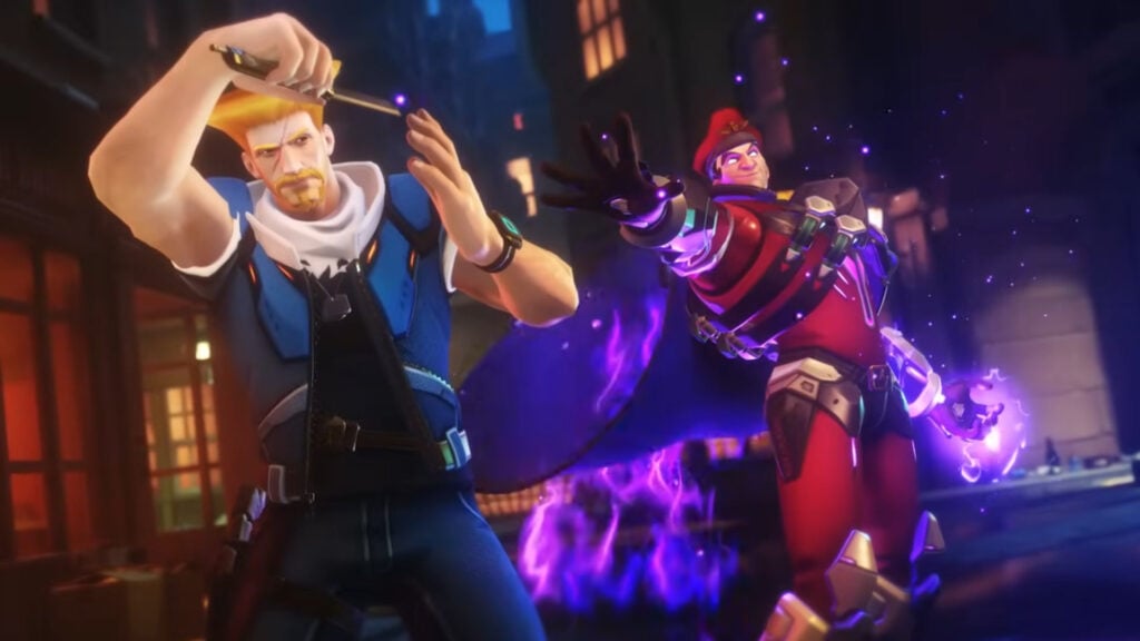 Soldier: 76 as Guile and Sigma as M. Bison 