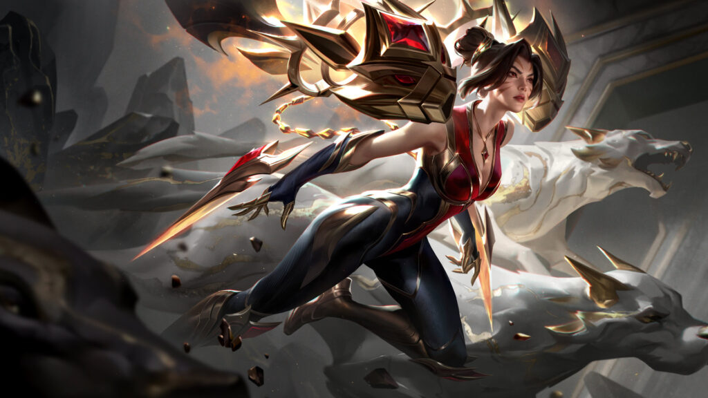 Risen Legend Kai'Sa in the Hall of Legends 