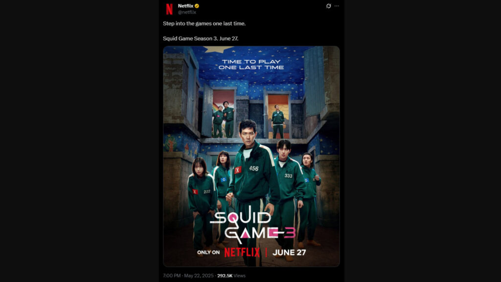 Squid Game Season 3 release date