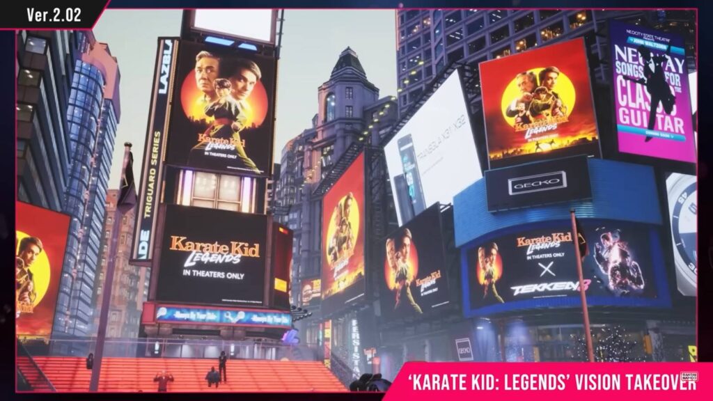 The TEKKEN 8 stages receive visual changes for the collaboration event Karate Kid: Legends.