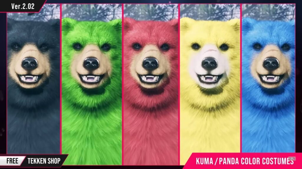 The image shows a classic color costume for Panda in TEKKEN 8.