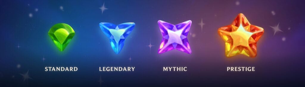 TFT cosmetic rarity tiers