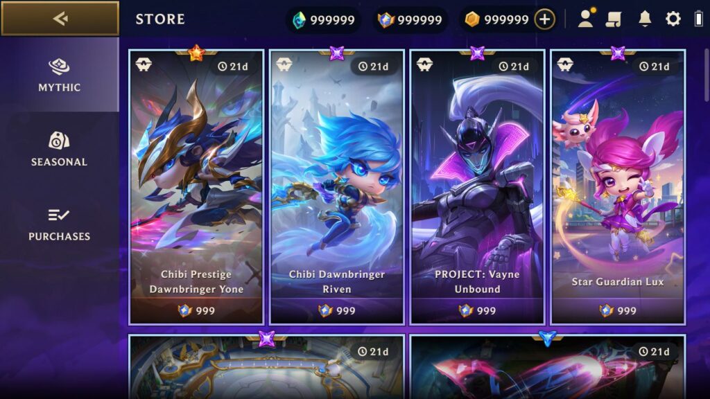 TFT Store update
