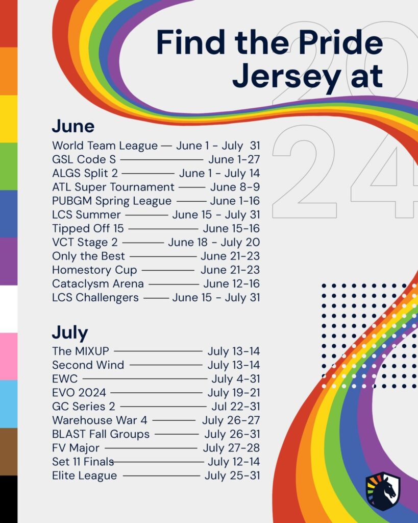 Team Liquid Pride jersey  