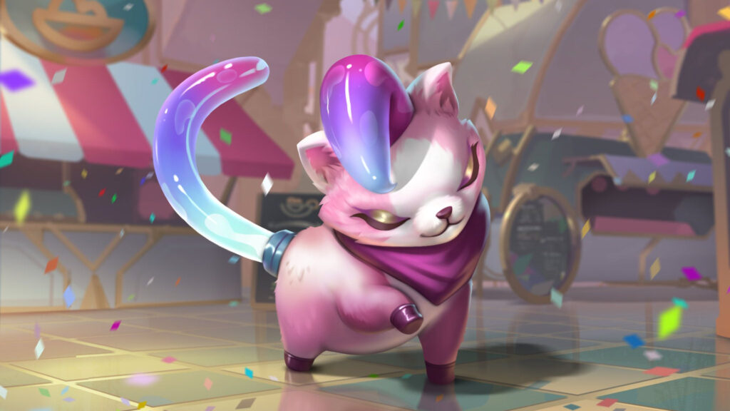 TFT Pride 2025 event features Arcade QiQi, new emote, and rainbow trails galore