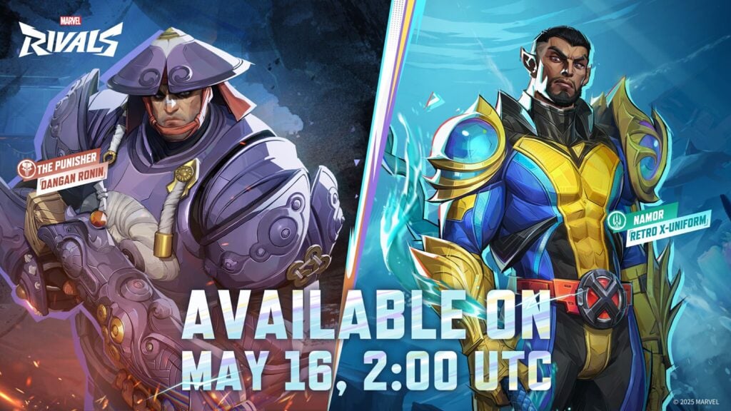 The Punisher's Dangan Ronin and Namor's Retro X-Uniform