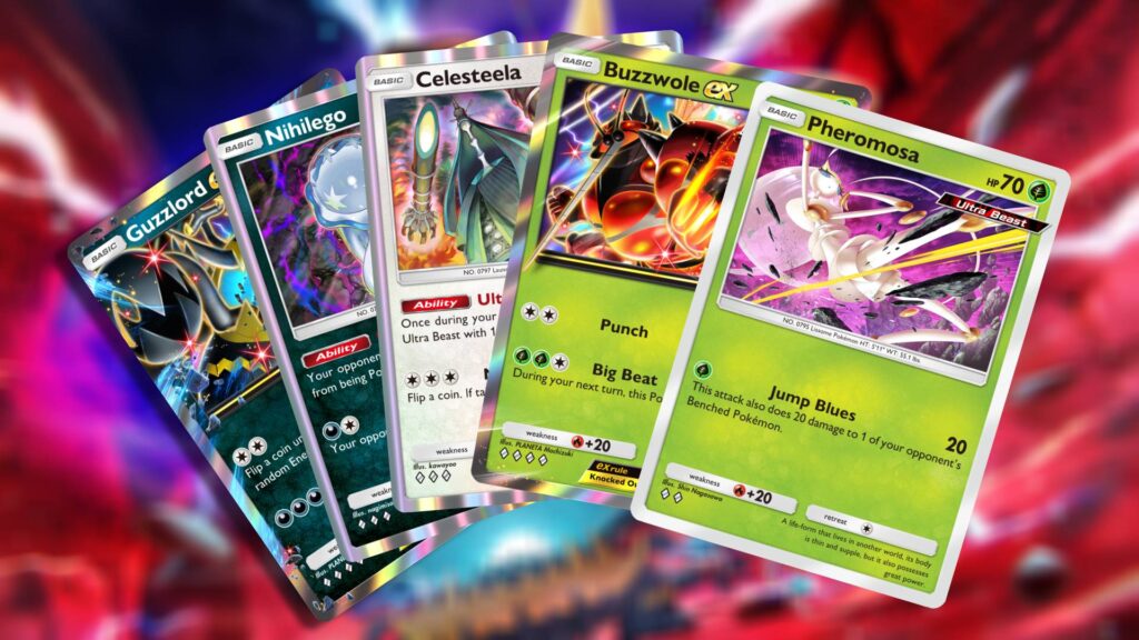 Ultra Beast cards in Pokemon TCG Pocket's Extradimensional Crisis