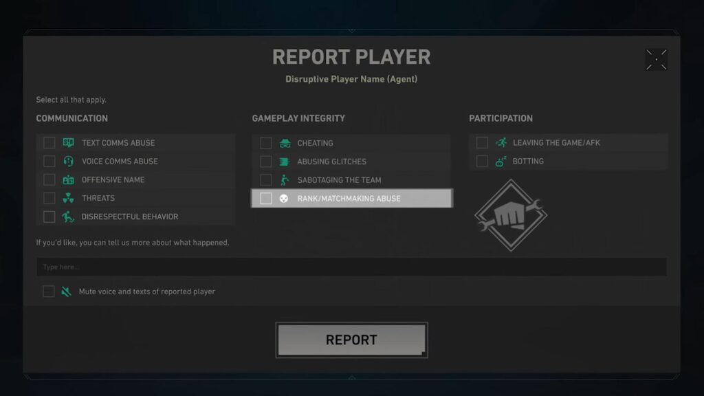 You'll also be able to report players for abusing matchmaking (Image via Riot Games)