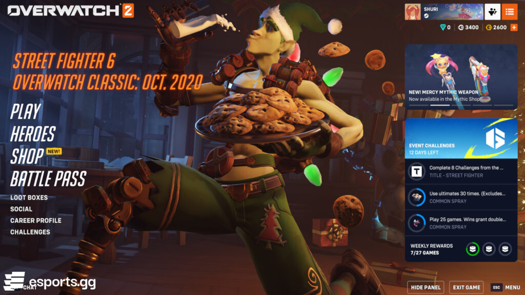 Overwatch 2 main menu background