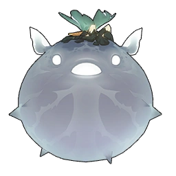 Creatures from the game Wuthering Waves that drops Ascension materials for the character Lupa: The image features Chirpuff
