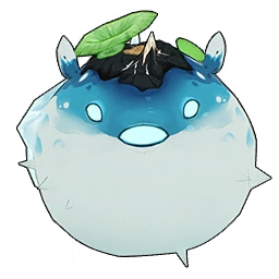 Creatures from the game Wuthering Waves that drops Ascension materials for the character Lupa: The image features Gulpuff