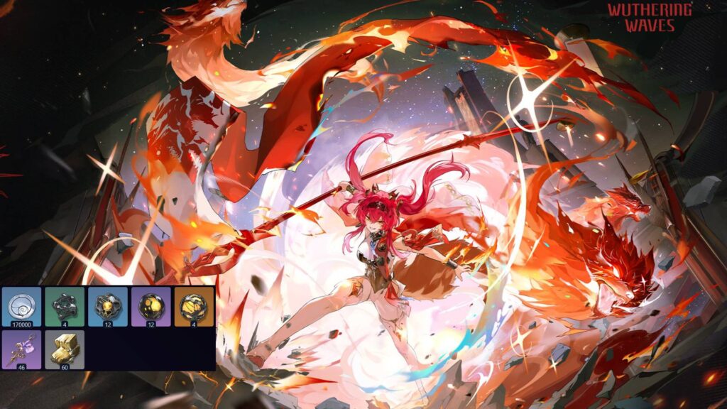 Unleash the power of flames! Ascension materials for Lupa in Wuthering Waves