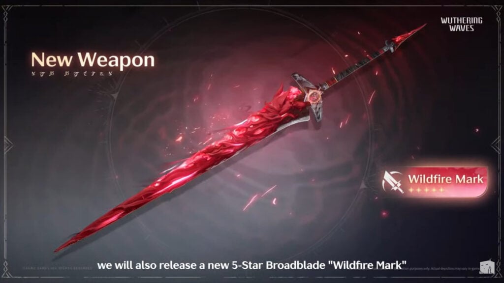 It's a poster for the sword Defier's Thorn in the game Wuthering Waves - it's been created especially for the character Cartethyia.