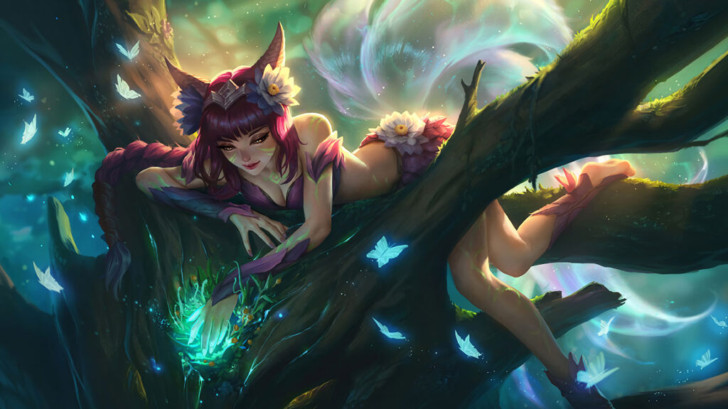 New Spa Days skins leak teases towel-only look for Ahri in League of Legends