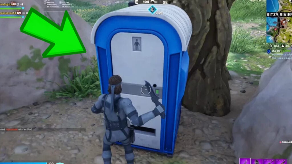 How to hide in hiding places in Fortnite