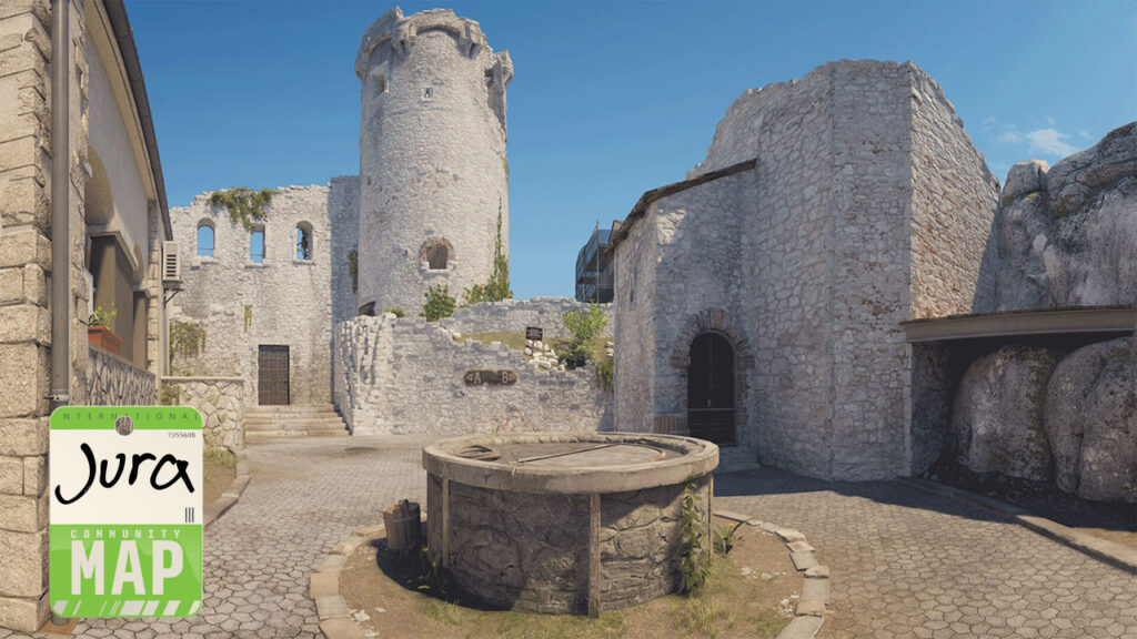 A screenshot of the map Tura in CS2.