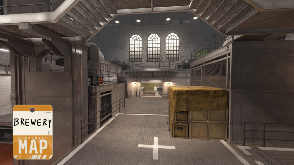 A screenshot of the map Brewery in CS2.