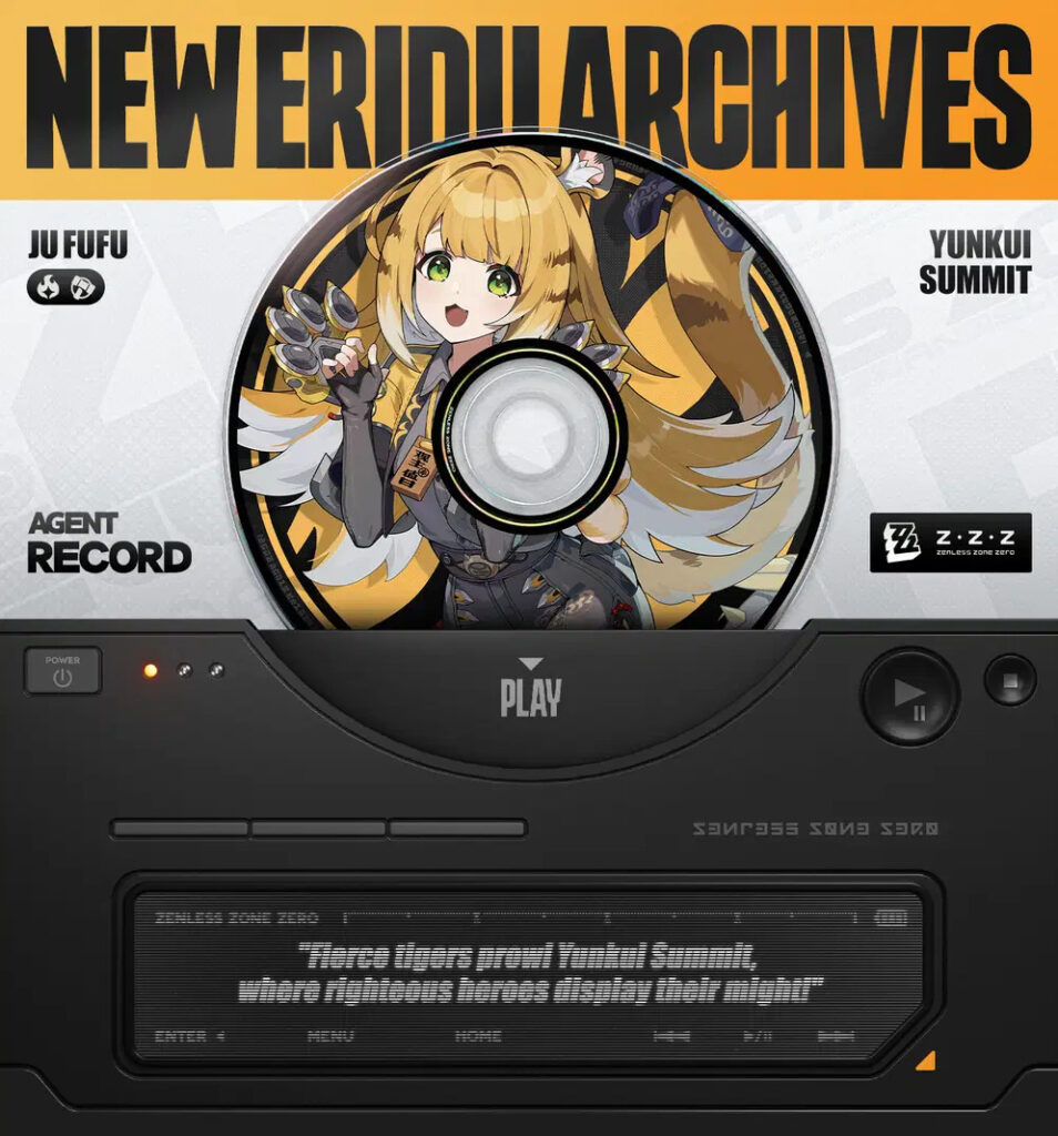 Ju Fufu Agent Record displaying her Attribute and Specialty (Image via HoYoverse)