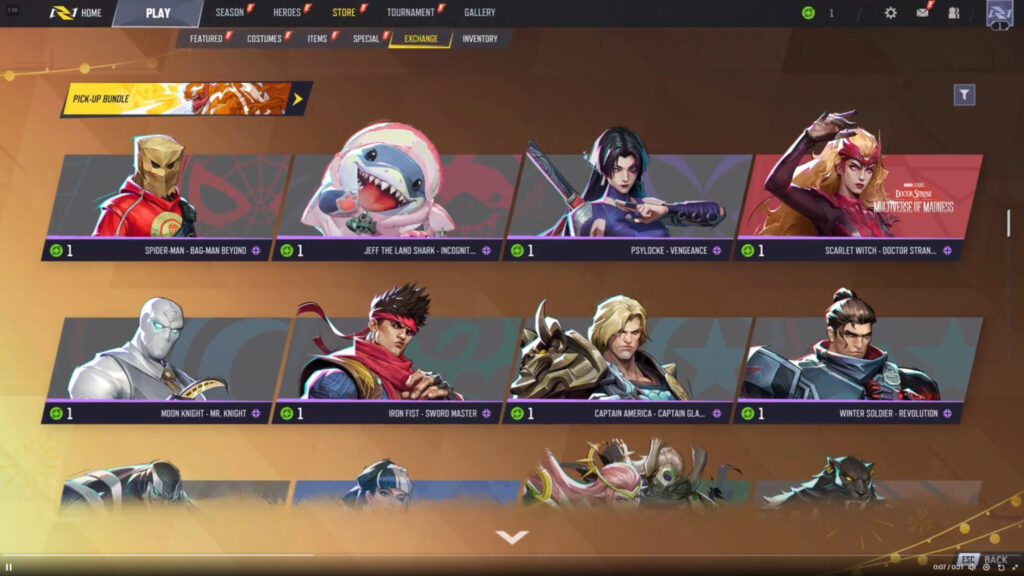 Marvel Rivals Galacta's Gift skins