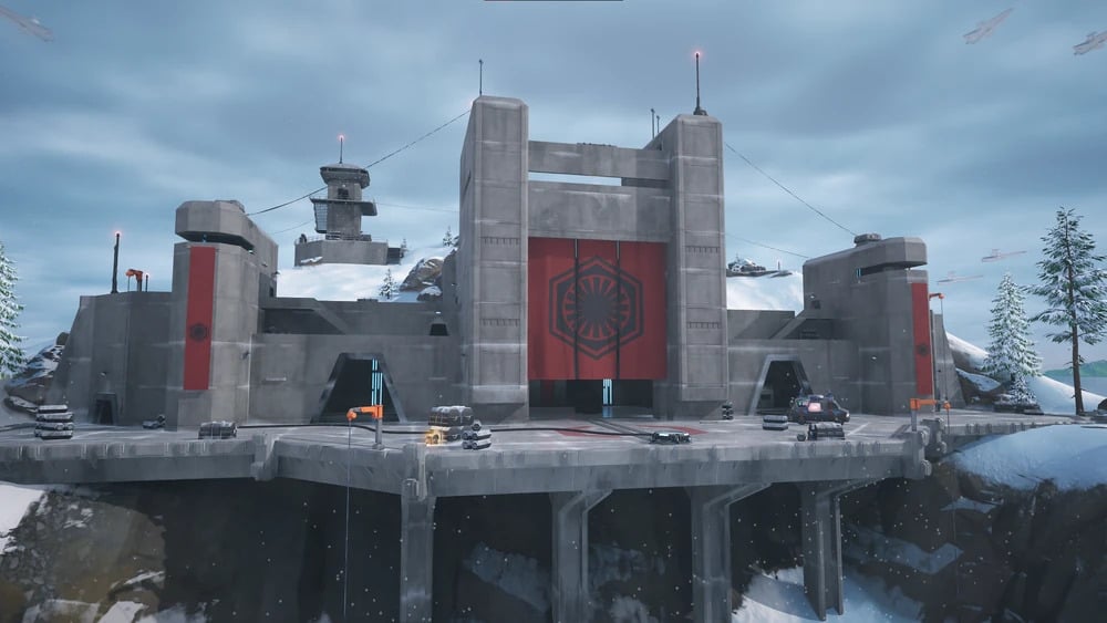 Outside view of the First Order Base