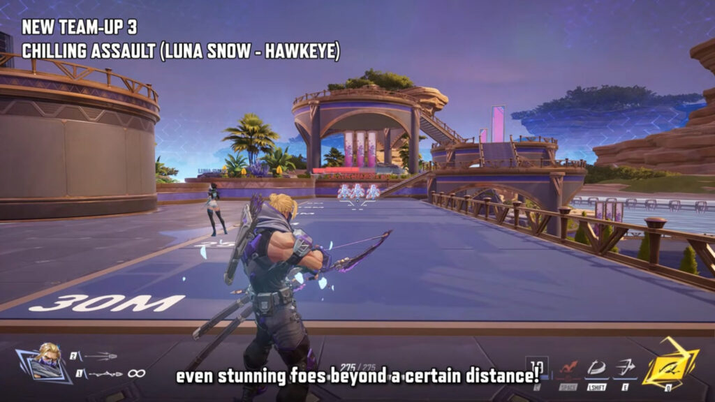 The Hawkeye and Luna Snow team-up in Marvel Rivals