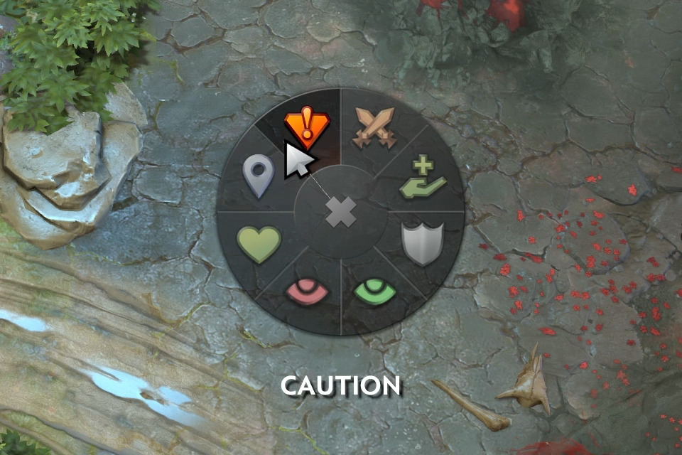 A look at the new communication chat wheel in Dota 2 introduced in patch 7.39.